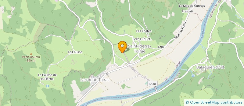 localisation de l'entreprise MONSIEUR CLEMENT GRONDIN  LARROQUE-TOIRAC