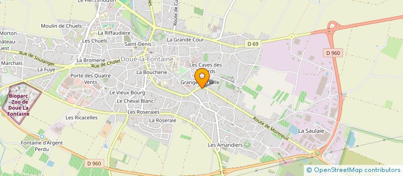 localisation de l'entreprise MONSIEUR CLEMENT GRONEAU  DOUE-EN-ANJOU