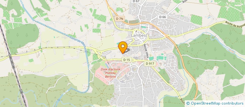 localisation de l'entreprise MONSIEUR CLEMENT GROSIEUX  LAMBESC