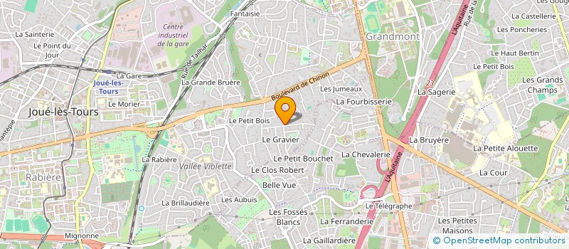 localisation de l'entreprise MONSIEUR CLEMENT GUAY  JOUE-LES-TOURS