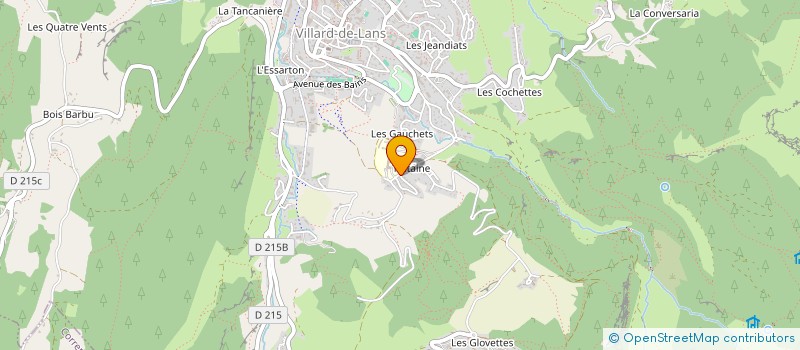 localisation de l'entreprise MONSIEUR CLEMENT GUENARD  VILLARD-DE-LANS