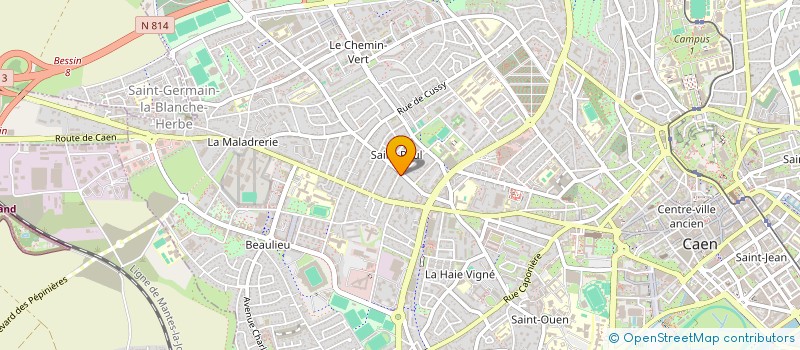 localisation de l'entreprise MONSIEUR CLEMENT GUERARD à CAEN