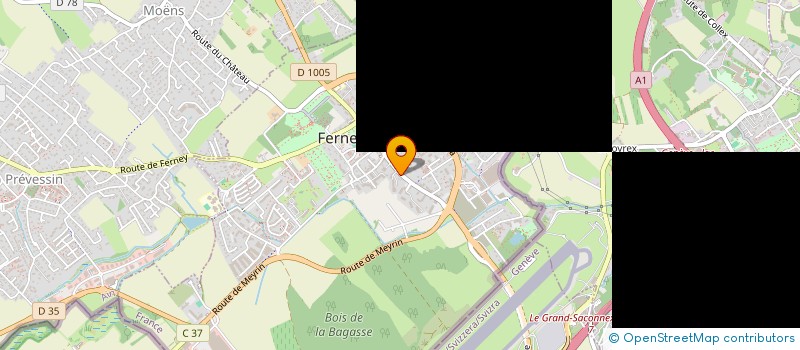 localisation de l'entreprise MONSIEUR CLEMENT GUERIN à FERNEY-VOLTAIRE