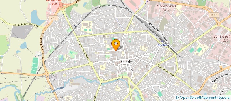 localisation de l'entreprise MONSIEUR CLEMENT GUERIN à CHOLET