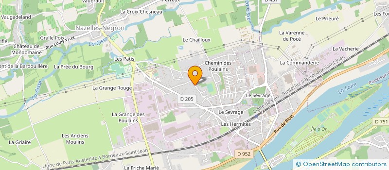 localisation de l'entreprise MONSIEUR CLEMENT GUERIN  NAZELLES-NEGRON