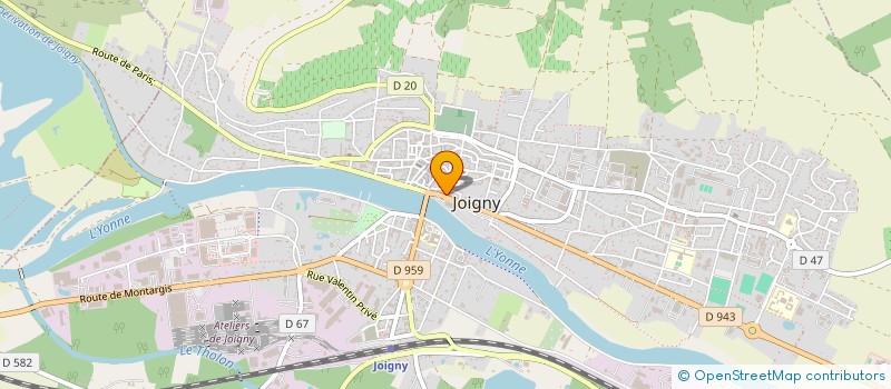 localisation de l'entreprise MONSIEUR CLEMENT GUERIN à JOIGNY