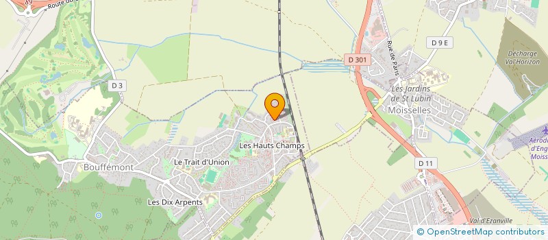 localisation de l'entreprise MONSIEUR CLEMENT GUERIN  BOUFFEMONT