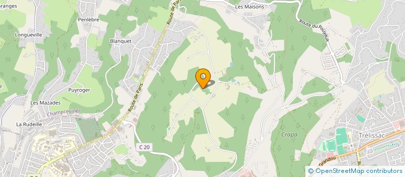 localisation de l'entreprise MONSIEUR CLEMENT GUERRIER  TRELISSAC