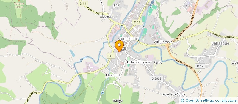 localisation de l'entreprise MONSIEUR CLEMENT GUESTEREGUY  SAINT-PALAIS