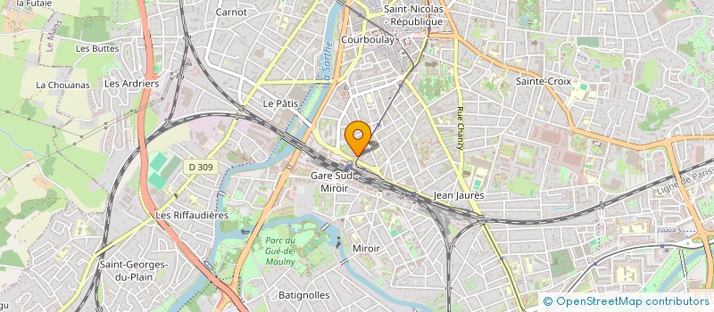 localisation de l'entreprise MONSIEUR CLEMENT GUICHARD  LE MANS