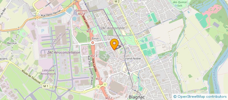localisation de l'entreprise MONSIEUR CLEMENT GUICHET à BLAGNAC