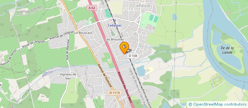 localisation de l'entreprise MONSIEUR CLEMENT GUIGNAN  CADAUJAC