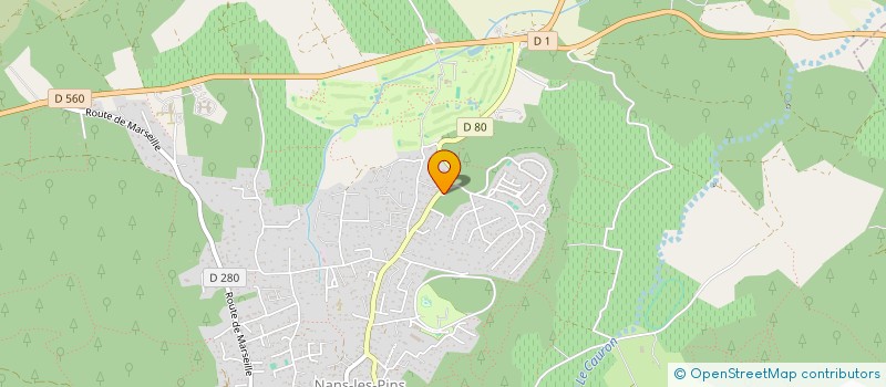 localisation de l'entreprise MONSIEUR CLEMENT GUILLAUME  NANS-LES-PINS