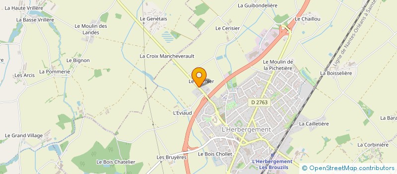 localisation de l'entreprise MONSIEUR CLEMENT GUILLEMOTEAU  L'HERBERGEMENT