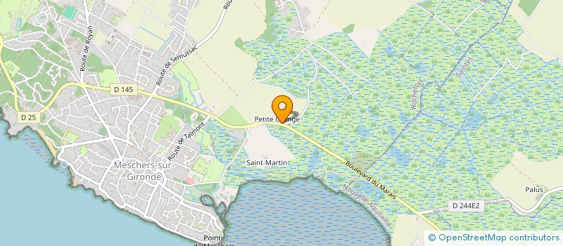 localisation de l'entreprise MONSIEUR CLEMENT GUILLON  MESCHERS-SUR-GIRONDE