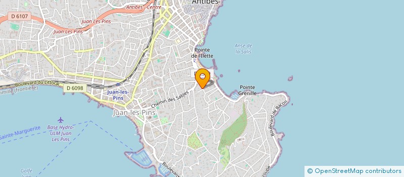 localisation de l'entreprise MONSIEUR CLEMENT GUIZOL  ANTIBES
