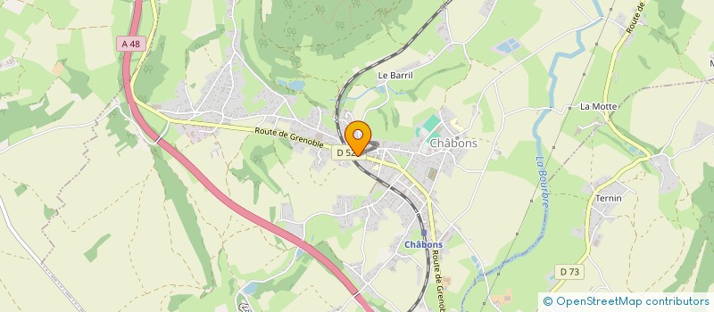 localisation de l'entreprise MONSIEUR CLEMENT GUY  CHABONS