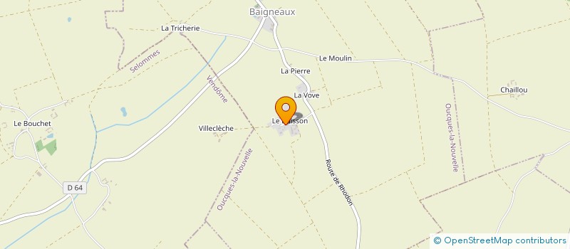 localisation de l'entreprise MONSIEUR CLEMENT GUYON  OUCQUES LA NOUVELLE