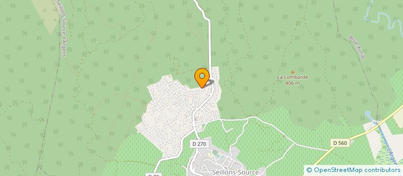 localisation de l'entreprise MONSIEUR CLEMENT HADJERES  SEILLONS-SOURCE-D'ARGENS