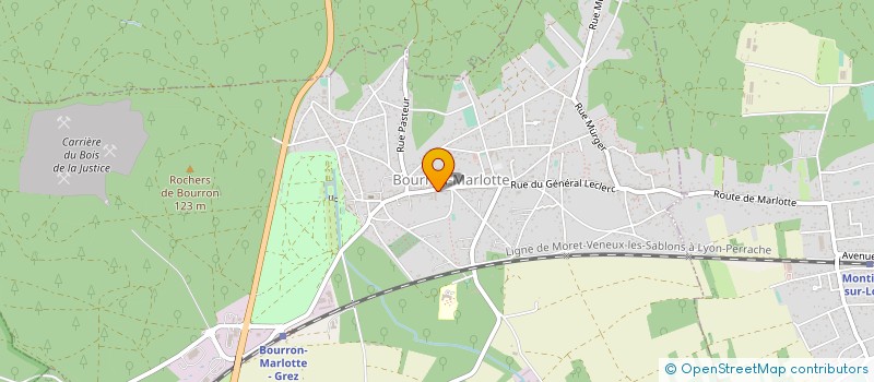 localisation de l'entreprise MONSIEUR CLEMENT HAMETTE  BOURRON-MARLOTTE