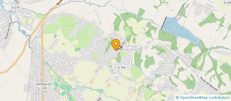 localisation de l'entreprise MONSIEUR CLEMENT HAMTAT  SERRES-CASTET