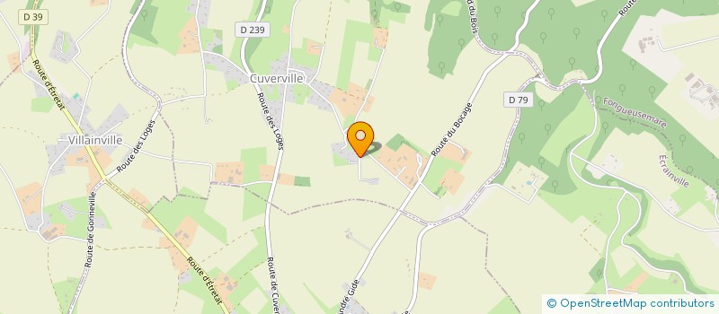 localisation de l'entreprise MONSIEUR CLEMENT HANIN  CUVERVILLE