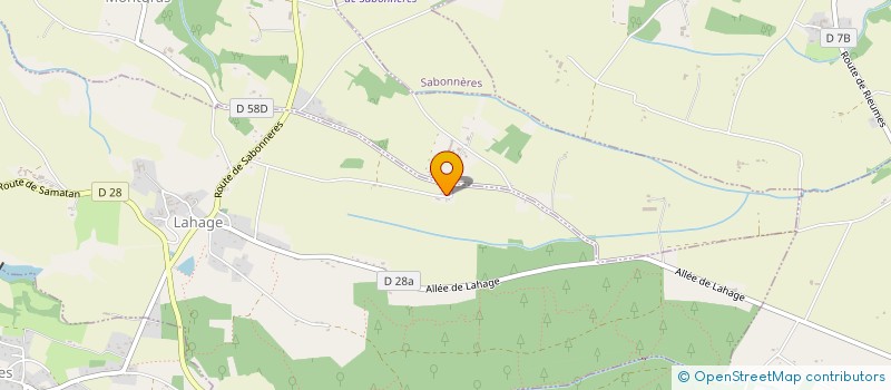 localisation de l'entreprise MONSIEUR CLEMENT HARDY  LAHAGE