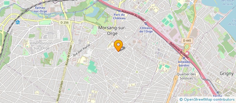 localisation de l'entreprise MONSIEUR CLEMENT HATEAU  MORSANG-SUR-ORGE