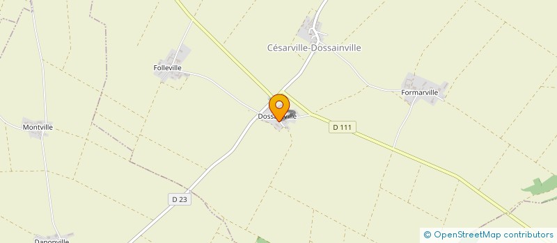localisation de l'entreprise MONSIEUR CLEMENT HAUTEFEUILLE à CESARVILLE-DOSSAINVILLE
