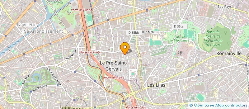 localisation de l'entreprise MONSIEUR CLEMENT HAYER  LE PRE-SAINT-GERVAIS