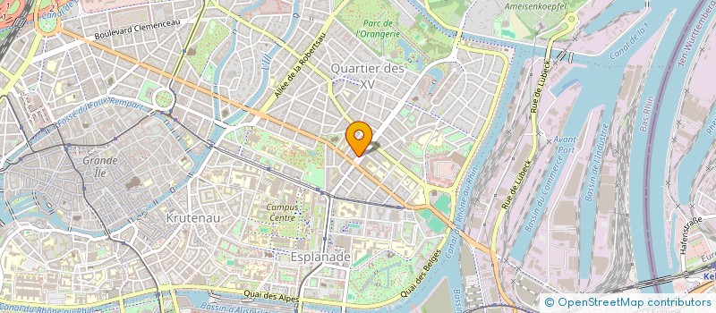 localisation de l'entreprise MONSIEUR CLEMENT HECKER  STRASBOURG