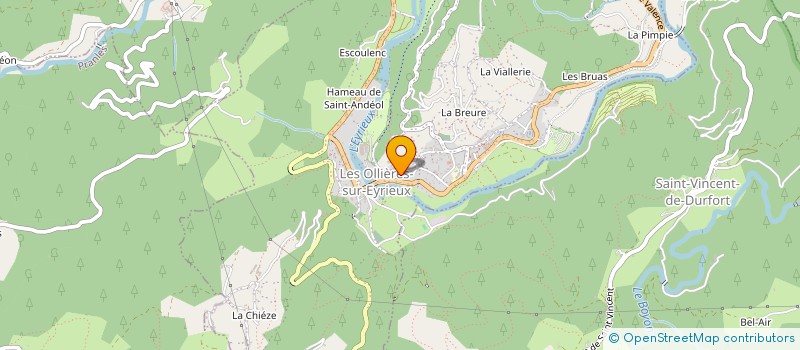 localisation de l'entreprise MONSIEUR CLEMENT HEINISCH à LES OLLIERES-SUR-EYRIEUX