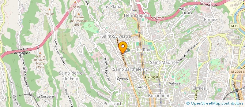 localisation de l'entreprise MONSIEUR CLEMENT HEMERY à NICE