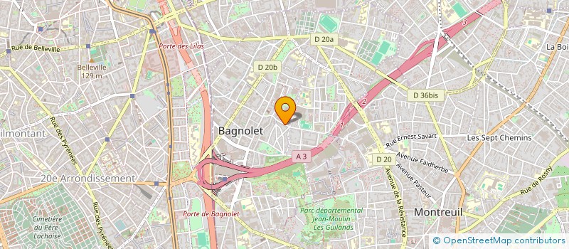 localisation de l'entreprise MONSIEUR CLEMENT HEMOND à BAGNOLET