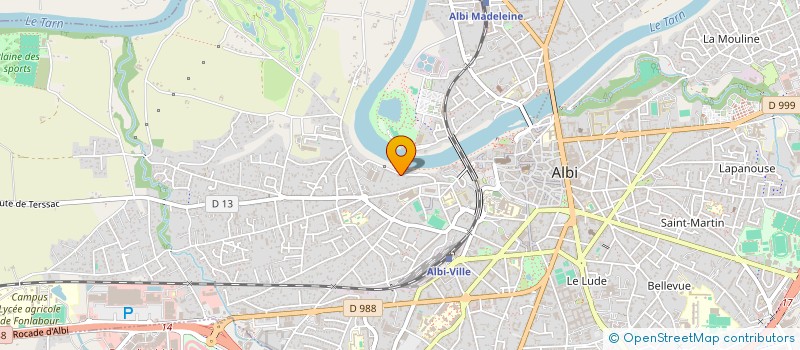 localisation de l'entreprise MONSIEUR CLEMENT HENRY  ALBI