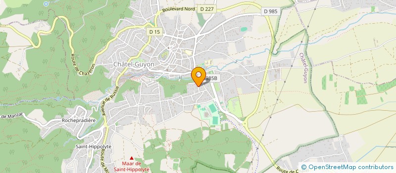 localisation de l'entreprise MONSIEUR CLEMENT HERBELIN  CHATEL-GUYON