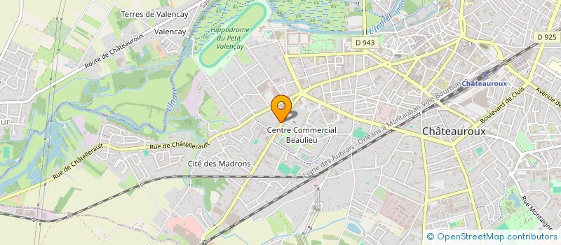 localisation de l'entreprise MONSIEUR CLEMENT HERMELIN à CHATEAUROUX