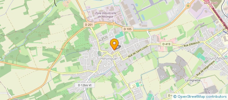 localisation de l'entreprise MONSIEUR CLEMENT HERR  HESINGUE