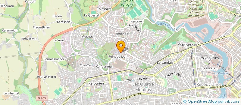 localisation de l'entreprise MONSIEUR CLEMENT HERRARD à BREST