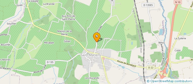 localisation de l'entreprise MONSIEUR CLEMENT HIREL  SAINT-MARIENS