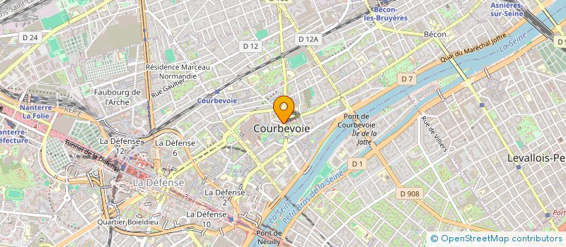 localisation de l'entreprise MONSIEUR CLEMENT HORESH à COURBEVOIE