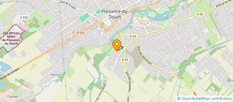 localisation de l'entreprise MONSIEUR CLEMENT HOULES  PLAISANCE-DU-TOUCH