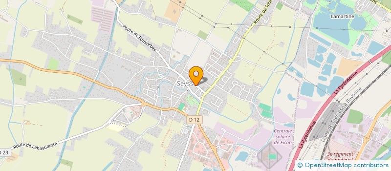 localisation de l'entreprise MONSIEUR CLEMENT HUC  SEYSSES