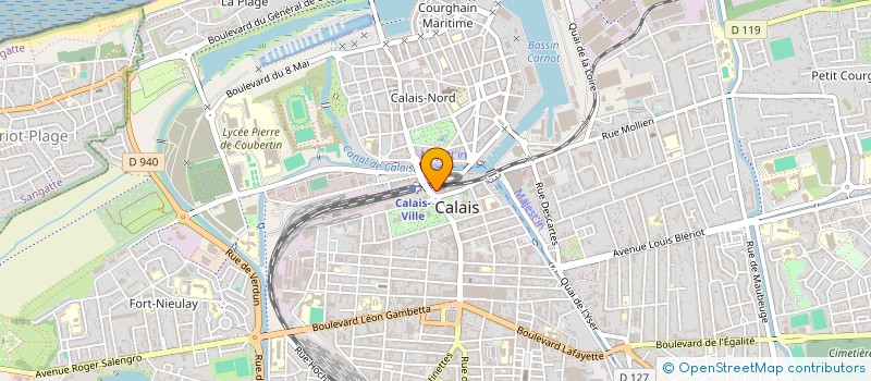 localisation de l'entreprise MONSIEUR CLEMENT HUCHIN  CALAIS