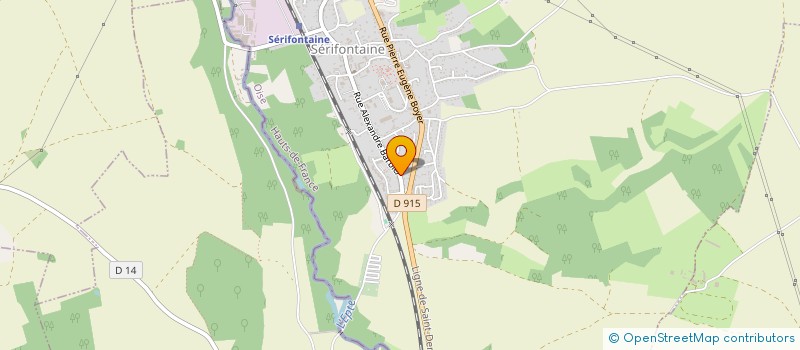 localisation de l'entreprise MONSIEUR CLEMENT IMBERT  SERIFONTAINE