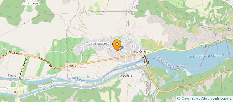 localisation de l'entreprise MONSIEUR CLEMENT ISNARD  ESPINASSES