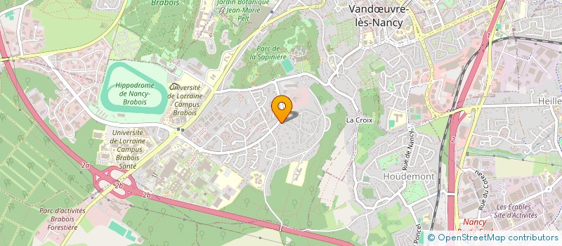 localisation de l'entreprise MONSIEUR CLEMENT JACQUEMIN  VANDUVRE-LES-NANCY