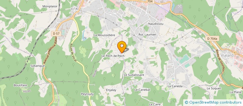 localisation de l'entreprise MONSIEUR CLEMENT JALES à VITRAC