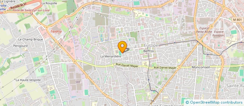 localisation de l'entreprise MONSIEUR CLEMENT JAMAIN  TOURS