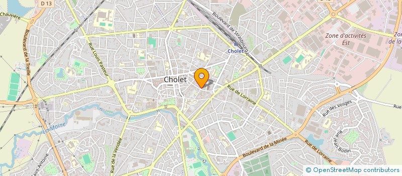 localisation de l'entreprise MONSIEUR CLEMENT JARDIN  CHOLET